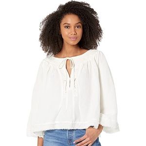 Free People Sun Valley embroidered top